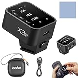 GODOX X3-F 2.4G Disparador de Flash inalámbrico TTL Transmisor de Flash automático con OLED Grande Múltiples Modos de Flash con Puerto USB 32 Canales 16 Grupos Compatible con cámaras Fujifilm