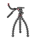 JOBY GorillaPod - Kit 5K Video Pro, Trípode Profesional Flexible con Rótula de 2 Vías para Cámaras DSLR, CSC/Sin Espejo y de Vídeo, Peso hasta 4 kg, JB01561-BWW