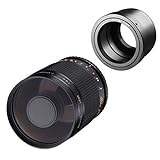 Samyang MF 500mm F8.0 - Objetivo de Espejo Nikon 1 - DSLR, teleobjetivo CSC, Enfoque Manual, diámetro del Filtro 72mm, para Formato Completo y APS-C