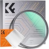 K&F Concept Nano-K Filtro de Protección UV de Vidrio Óptico con Revestimiento Nano para Objetivo 72mm(Incluye Un Paño de Limpieza)