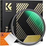 K&F Concept Nano-Xcel 86MM Filtro Polarizador Circular CPL, CPL Filtro Polarizador de HD Vidrio Óptico con 28 Capas Revestimiento Nano