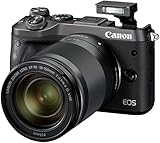 Canon EOS M6 + EF-M 18-150mm 1:3.5-6.3 IS STM MILC 24,2 MP CMOS 6000 x 4000 Pixeles Negro - Cámara digital (24,2 MP, 6000 x 4000 Pixeles, CMOS, Full HD, Pantalla táctil, Negro)