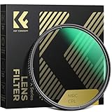 K&F Concept Nano-X Filtro 86mm Polarizador Circular CPL de Vidrio óptico con 28 Capas Revestimiento Nano para Objetivo 86mm