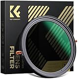 K&F Concept Nano-X 2 en 1 Filtro Polarizador y Filtro Densidad Neutra Ajustable 58mm Slim ND2-ND32 MRC para Cámara Lente NO X Spot con Funda
