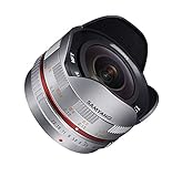 Samyang 7.5mm f/3.5 UMC Fisheye, Lente Ojo de Pez para Micro Cuatro Tercios, Gris