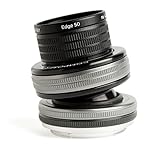 Lensbaby Composer Pro II W Edge 50 Optic - Objetivo con Efecto Sweet para Canon EOS (50 mm, f/3.2) Color Negro