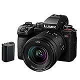 Panasonic LUMIX DC-S5 II, Cámara Sin Lente De Marco Completo, Sin Espejo con Lente de 20-60 mm F3.5-5.6, 4K 60P y 6k 30P Grabación, Pantalla Movible, Wi-Fi, con batería De Repuesto DMW-BLK22, Negro