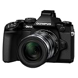 Olympus OM-D E-M1 - Cámara Evil de 16.3 MP (Pantalla 3', estabilizador, vídeo Full HD), Color Negro - Kit Cuerpo cámara con Objetivo 12-50 mm f/3.5-6.3 EZ