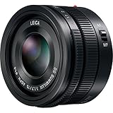 Panasonic Lumix G Objetivo Leica DG Summilux, 15 mm, f1.7 ASPH., Profesional sin Espejo Micro Cuatro Tercios, h-x015 (EE. UU.), Color Negro