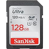 SanDisk Ultra 128GB SDXC Tarjeta, de hasta 120 MB/s, Class 10, UHS-I, V10