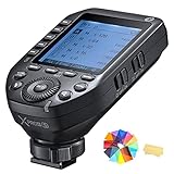 Godox Xproii-S Flash Trigger Camera Wireless Flash Trigger 2.4GHz 1/8000s HSS TTL Conversion for Sony,Manual TCM Function Large LCD Screen of Godox Flash App Can be Controlled remotely.