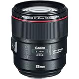 Canon EF 85mm F/1.4L IS USM - Teleobjetivo para cámara (Longitud Focal 85 cm, f/1.4, estabilizador de Imagen de 4 Pasos, Enfoque automático) Negro