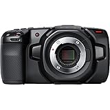 Blackmagic Design Pocket Cinema Camera 4K - Videocámara (Micro Cuatro Tercios, Tarjeta de Memoria, CFast 2.0,SD, Raw, Automático/Manual, 12,7 cm (5'))