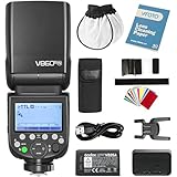 Godox V860III-N V860IIIN TTL Cámara Flash GN60 HSS 1 / 8000s 5300K con Luz Piloto Ajustable de 10 Velocidades y Batería de Litio de 2600 mAh para Nikon D5 D850 D500 D750 D810 D610 D800(V860III-N)