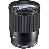 Sigma Lente 16mm F1.4 DC DN Contemporary, para SONY E, Micro4/3,Canon EF-M