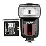 Godox V860II-C - Cámara pionera Flash Speedlite 2.4G X Wireless HSS GN60 Flash Light EOS Cámaras 6D 7D 50D 60D 500D 550D 600D 650D 1000D 1100D 1DX 580EX II 5D Mark II