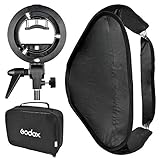 GODOX 60x60 Plegable Universal Caja Suave con Segundos Estilo Speedlite Soporte para Flash Bowens Soporte Accesorios Direction Ajustable con Tarion Flash Difusor