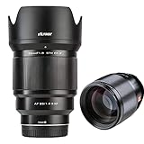 VILTROX 85mm F1.8 II XF Objetivo Prime Teleobjetivo para Fuji X Montura X-T4 X-T30 X-T200 X-PRO3 X-E4 X-A7(STM, Full Frame, Enfoque automático) Negro