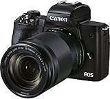 Canon EOS M50 Mark II + Lente EF-M 18-150 mm F3.5-6.3 IS STM (24.1 MP, Pantalla táctil LCD de 7.5 cm, WLAN, HDMI, Bluetooth, Sistema de AF CMOS de Doble píxel, AF de Ojo, Video 4K, EVF OLED), Negro