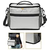 Lowepro LP37252-PWW - Bolsa de Hombro para cámara Ext. Truckee SH 160 LX para DSLR compacta/cámara sin Espejo, Sony, Canon, Nikon, Kit de Objetivo, Gimbal de Mano, Dron, dji, Osmo, Mavic, Gris Claro