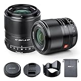 VILTROX 23mm f/1.4 AF Lente para Montura Fuji X, f/1.4 Motor STM de Gran Apertura Enfoque automático Interno APS-C Lente para Fuji Cámara X-A2, X-M1, X-A20, X-T3, X-T100, X-H1, X-Pro2, X-Pro3