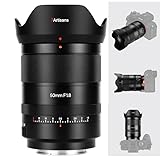 7artisans AF 50 mm F1.8 FE STM Lente para cámaras Sony E sin Espejo A6000 A7 y NEX Series, Formato Completo, Gran Apertura, admite reconocimiento Facial AF Ocular.