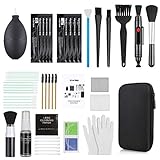 Zacro 18 en 1 Kit de limpieza profesional para cámara, accesorios para la limpieza de la cámara, paño para la limpieza, cepillo para lentes y limpiador para lentes