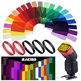 Zacro 20 filtros de corrección de color para cámara Speedlite y adecuado para principiantes con instrucciones (idioma español no garantizado).