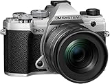 OM SYSTEM OM-5 Micro Four Thirds System Camera incl. lens M.Zuiko Digital ED 12-45mm PRO, 20 MP Live MOS Sensor, Improved 5-Axis Image Stabilisation, IP53, Handheld High Res Shot, Silver/Black
