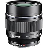 Olympus M.Zuiko Digital ED 75 mm F1.8 Lente para cámaras Micro Cuatro Tercios (Negro) (V311040BU000)