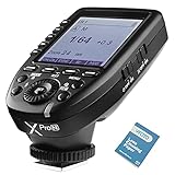 Godox XPro-N i-TTL 2.4G Transmisor de Disparo de Flash Inalámbrico de Sincronización de Alta Velocidad Compatible con Nikon Cámaras, 1/8000s, 11 Funciones Personalizables, 16 Grupos y 32 Canales