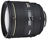 Sigma 85mm f/1.4 EX DG HSM NAF - Objetivo para Nikon (Distancia Focal Fija 85mm, Apertura f/1.4, diámetro: 77mm) Color Negro