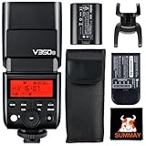 Godox V350N 2.4G HSS 1 / 8000S TTL GN36 2000mAh Ving Master Slave Camera Flash Speedlite para Nikon Camera D5 D4 D70S D90 D100 D200 D300S D300