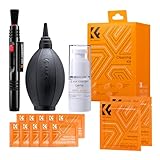 K&F Concept Kit de Limpieza Cámara 15 En 1,Camera Lens Cleaning Kit con Soplador+2PCS Paño Limpieza Microfibra + Lápiz + 15ml Limpiador Líquido + 10PCS Toallitas Antivahos para Cámara Filtro Objetivo