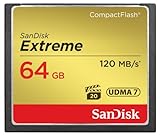 SanDisk SDCFXSB-064G-G46 - Tarjeta de Memoria de 64 GB (Velocidad de Lectura de 120 MB/s, Velocidad de Escritura de 85 MB/s, UDMA 7)