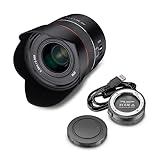 Samyang AF 35 mm F1,8 FE + estación de Lente para Sony E-Mount Full Format & APS-C I Ultra Ligero Gran Angular con Enfoque automático rápido I Distancia Focal Fija para Sony Alpha A7C, A7 III, A6100,