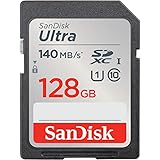 SanDisk 128 GB Ultra SDXC Tarjeta, con hasta 140 MB/s, rendimiento de apps A1, UHS-1, Clase 10, U1