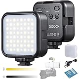 GODOX LITEMONS LED6Bi Lámpara de Video LED Bicolor, luz Bicolor 3200K-6500K CRI 95, Recargable con Batería de 1800mAh