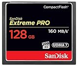 SanDisk SDCFXPS-128G-X46 128GB Extreme Pro 160MB/s CompactFlash Card, Negro