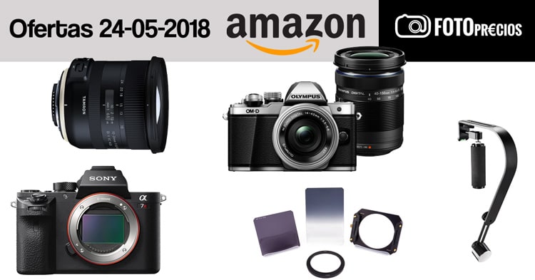 Ofertas fotográficas del 24 de mayo en Amazon.