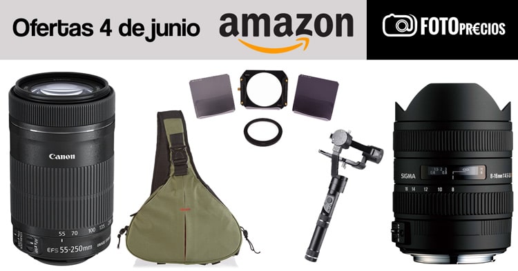 Ofertas fotográficas del 4 de junio en Amazon.