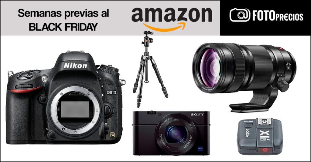 Ofertas fotográficas Black Friday 2020 en Amazon.