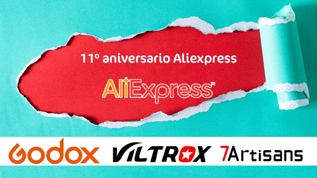 11º aniversario de Aliexpress. Rebajas en fotografía.