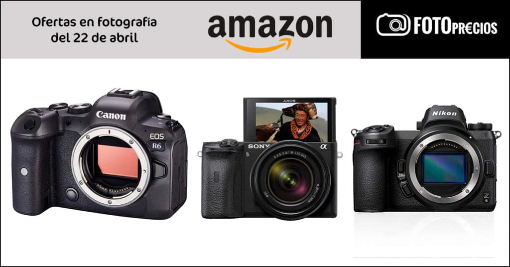 FotoPrecios mínimos: Canon R6, Son y A6600....